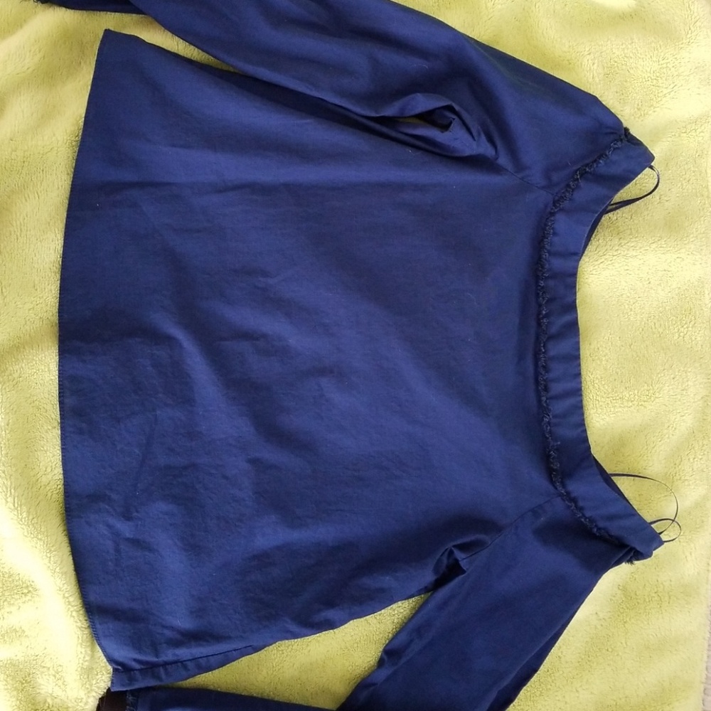 Royal blue top by Zara